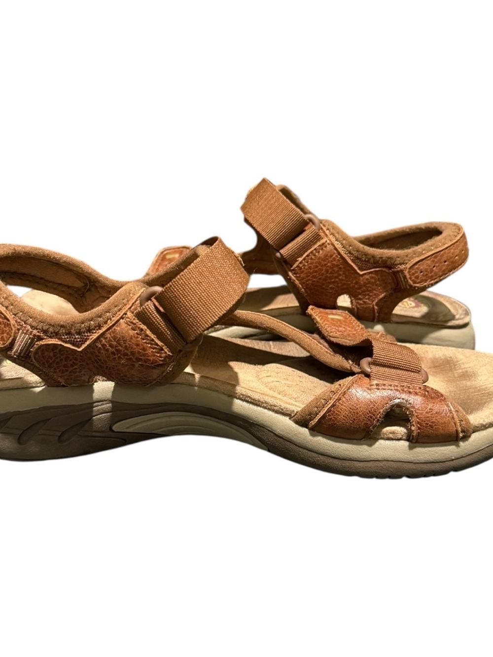 Earth Spirit Gelron 2000 Dewberry Leather Sandals Women's 8.5 Granola Gorpcore - Picture 9 of 10